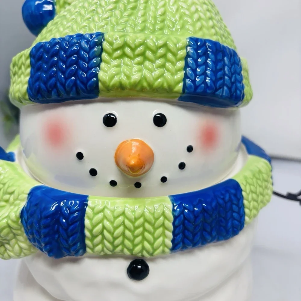 Scentsy Cookie Jar Snowman Hostess Gift Retired Decor 11